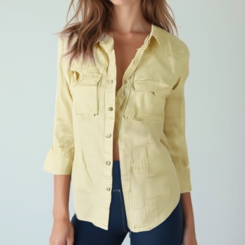 💕Talbots Shirt S Linen